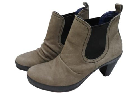 【SPINGLE NIMA NIMA706 グレー】本革サイドゴアブーティ